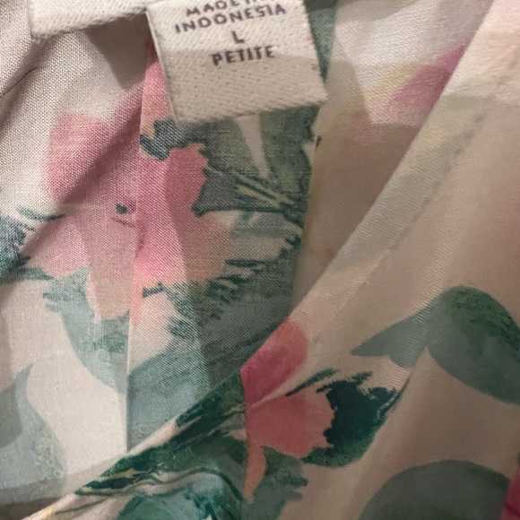 J Jill Women’s L Floral Dress - Picture 4 of 6